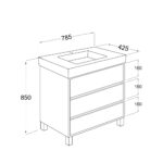 plano BAHIA DE PIE 3C NM