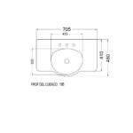 plano lavatorio B198